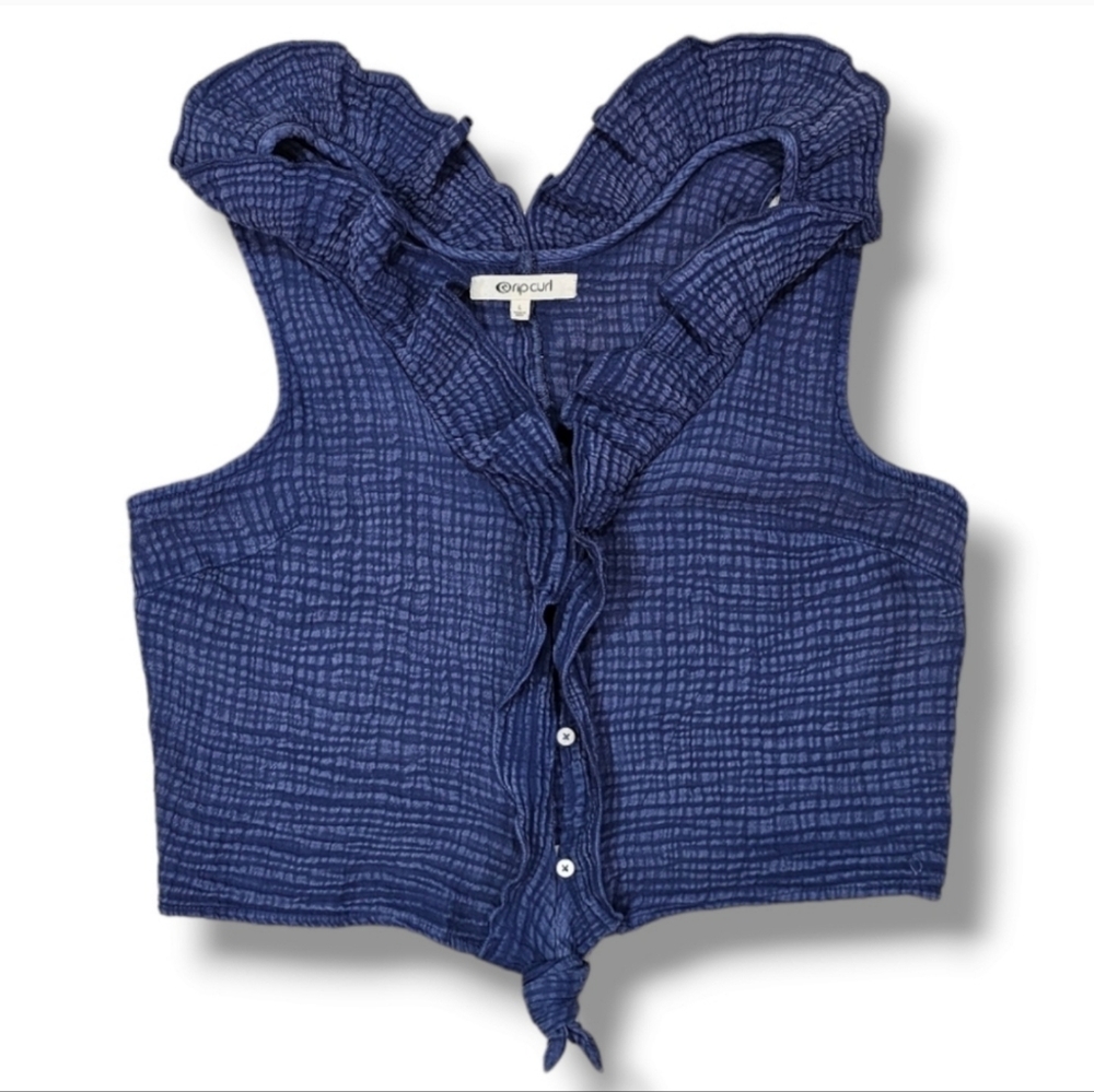 NWT RIP CURL RUFFLE TOP